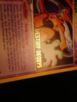 MP/HP Pokemon (Stamped) DEOXYS Card EX DESTINY PROMO Set 16/107 Non-Holo Rare#1 - Image 3