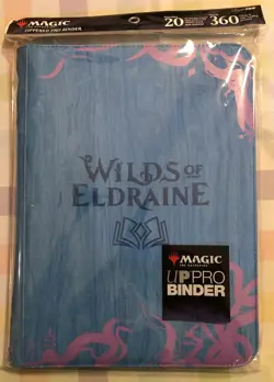 Ultra Pro MTG Wilds Of Eldraine Padded 9 Pocket Zippered Pro Binder 38039 - Image 1