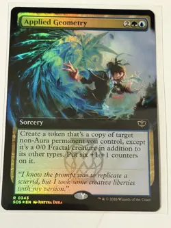 Applied Geometry Extended Art Secrets of Strixhaven Foil 343 - Image 1