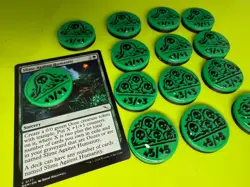 MTG Ooze Counters | +1/+1 Tokens, Slime Against Humanity | Set of 14 - Image 2
