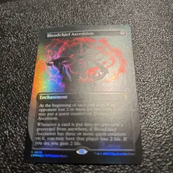 MTG FOIL Bloodchief Ascension Borderless - Commander Masters #636 nm - Image 1
