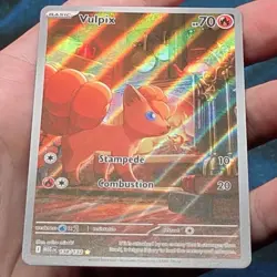 Vulpix 138/132 IR Illustration Rare ME01 Mega Evolution Pokemon 2025 - NM - Image 4