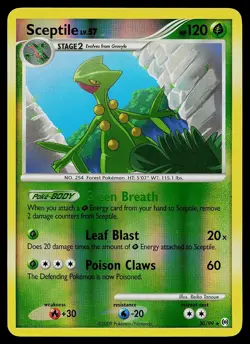 Pokemon Card - Sceptile Arceus 30/99 Reverse Holo Rare - Image 1