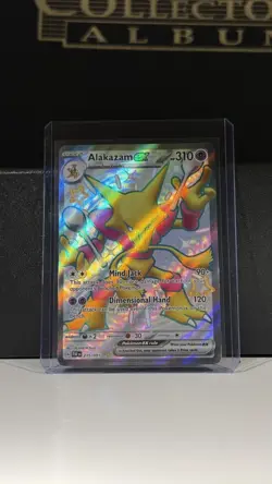 Pokemon Alakazam EX Shiny Ultra Rare Holo 215/091 SV: Paldean Fates 310 - Image 1