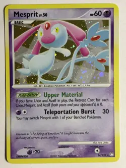 2007 Pokemon Mesprit 14/123 - Mysterious Treasures - Holo - Image 1