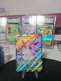 Wigglytuff ex 222/091 SV: Paldean Fates Holo Pokemon Tcg - Image 1