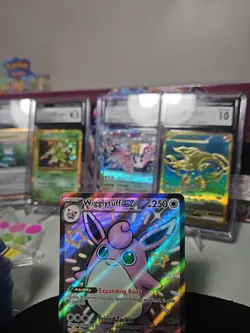 Wigglytuff ex 222/091 SV: Paldean Fates Holo Pokemon Tcg - Image 2