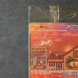 Mew EX SVP 053 Pokemon TCG Scarlet Violet 151 Black Star Promo Sealed - Image 4