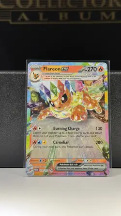 Flareon ex 014/131 Double Rare - Prismatic Evolutions Pokemon TCG - NM - Image 1