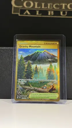 Gravity Mountain Pokemon Surging Sparks 250/191 Hyper Rare Full Art Holo SV NM - Image 1