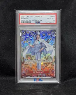 2024 ONE PIECE OP05-093 Rob Lucci SP Special Alternate Art PSA 10 GEM MINT - Image 2
