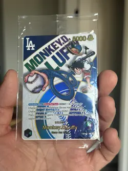 Monkey.D.Luffy Dodgers Promo Foil Factory Sealed EB02-010 One Piece ‼DAMAGED - Image 1