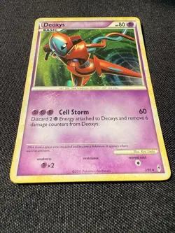 2011 Deoxys 2/95 Holo Pokemon Card Call of Legends Series - Image 2