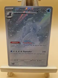 Pokemon Cards Crabominable 149/142 Stellar Crown Illustration Rare NM - Image 1