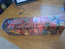 Vintage 90s Magic the Gathering Card Box , Dragon Red , Shard Phoenix , Fire - Image 1