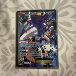 Team Aqua's Kyogre EX Ultra Rare Holo 190 HP Pokemon Card 6/34 Double Crisis Ba… - Image 3