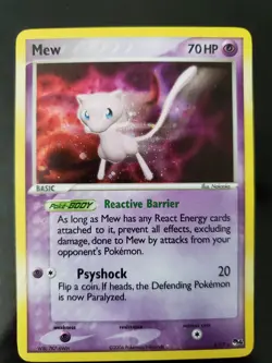 Mew 4/17 Holo Bleed Pokemon TCG POP Series 4 Rare Card NM Near Mint - Image 1
