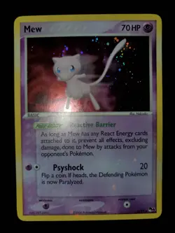 Mew 4/17 Holo Bleed Pokemon TCG POP Series 4 Rare Card NM Near Mint - Image 2
