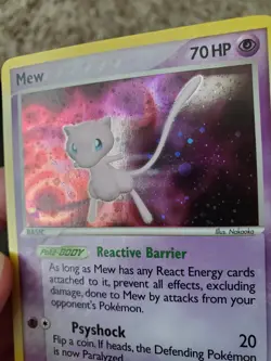 Mew 4/17 Holo Bleed Pokemon TCG POP Series 4 Rare Card NM Near Mint - Image 5