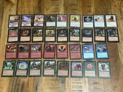 Mtg 1996 Visions 34 Card Lot - Image 1