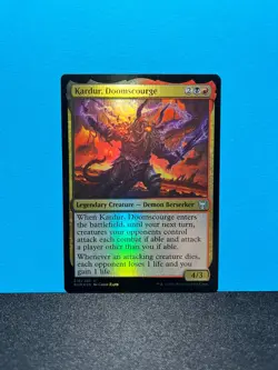 FOIL Kardur, Doomscourge / Kardur, Doomskar-Krieger - MTG Magic - Image 1