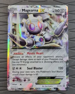Magearna EX XY175 XY Holo Black Star Promo Pokemon Card - Image 1