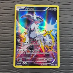 Pokemon TCG Arceus XY116 Promo Holo Full Art Pokemon Card NM/LP - Image 1