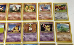 Mixed Vintage Pokemon First Generation Non Holo Trading Card Bundle (Set Of 30) - Image 3