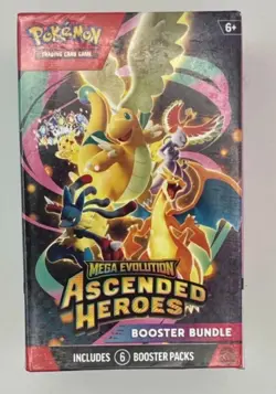 Pokemon Ascended Heroes Booster Bundle (6 Packs) Mega Evolution IN HAND - Image 1