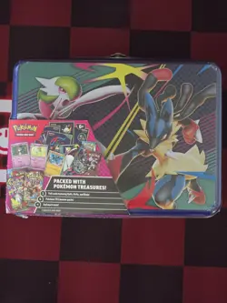 Pokemon TCG, 2025 Mega Evolution Fall Sealed Collector Chest Lunch Box Tin - Image 1