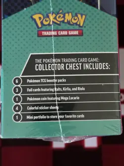 Pokemon TCG, 2025 Mega Evolution Fall Sealed Collector Chest Lunch Box Tin - Image 3