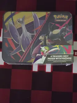 Pokemon TCG, 2025 Mega Evolution Fall Sealed Collector Chest Lunch Box Tin - Image 4