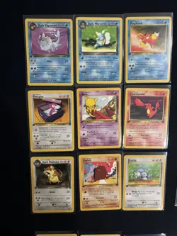 Pokemon Team Rocket 1st Edition Complete Set master set NEAR COMPLETE 63/82 - Image 5