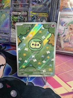 POKEMON SOLOSIS IR 118/086 SV: BLACK BOLT HOLO NM/M - Image 1