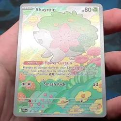 Shaymin 185/182 IR Illustration Rare Sv10 Destined Rivals Pokemon - NM - Image 2