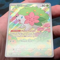 Shaymin 185/182 IR Illustration Rare Sv10 Destined Rivals Pokemon - NM - Image 3