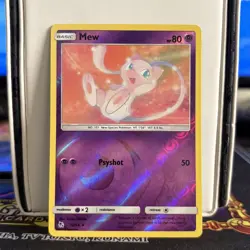Mew 32/68 Reverse Holo Hidden Fates Pokemon Card - Image 1