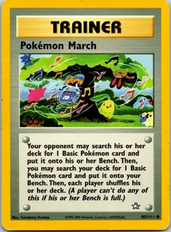 POKEMON MARCH - 102/111 - NEO GENESIS - - MP - Image 1