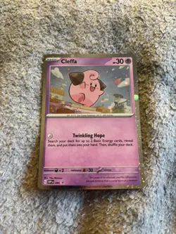 Cleffa SVP095 Black Star Promo Holo Scarlet Violet Pokemon TCG NM Condition - Image 1