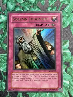 Yugioh Solemn Judgment Ultra Rare MRD-127 OG Unlimited LP [#1] - Image 1