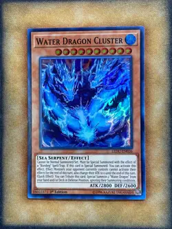 Yugioh Water Dragon Cluster LEDU-EN036 Super Rare 1st Ed NM - Image 1