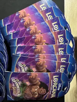 Disney Lorcana TCG Shimmering Skies Sleeved Booster Pack LOT of 16 Fact. Sealed - Image 2