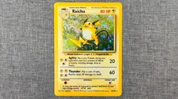 🔥 Raichu Holo 14/102 – Base Set – Vintage Pokemon Card NM Clean 🔥 - Image 3