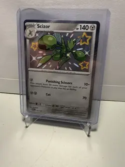Scizor 191/091 Paldean Fates 2024 Shiny Rare Holo Pokemon Card TCG - Image 1