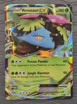 Venusaur EX Promo XY Promos XY28 Holo Black Star Promo Pokemon Card NM - Image 1