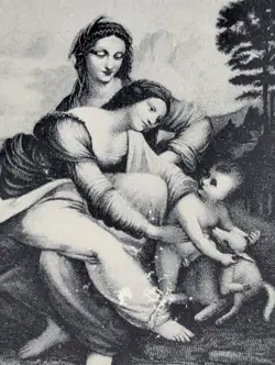 LEONARDO DA VINCI: Rare NATIONAL STARCH Card Vintage Lot Of 2 - Image 4