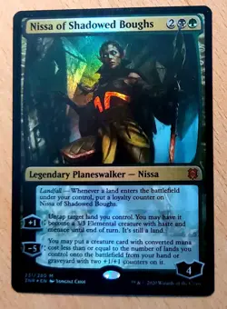 MTG Magic: # FOIL # Nissa of Shadowed Boughs, von den schattigen Asten - Image 2