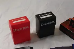 Trading Card Game Card Supply Lot Protector Sleeves Deck Boxes Leather Pouch+ - Image 3