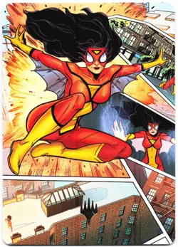 Spider-Woman, Stunning Savior (Gold-Stamped) Art Series: Spider-Man 51 NM - Image 1