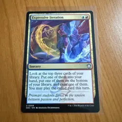 Expressive Iteration - N/M - Secrets Of Strixhaven Magic The Gathering MTG - Image 1